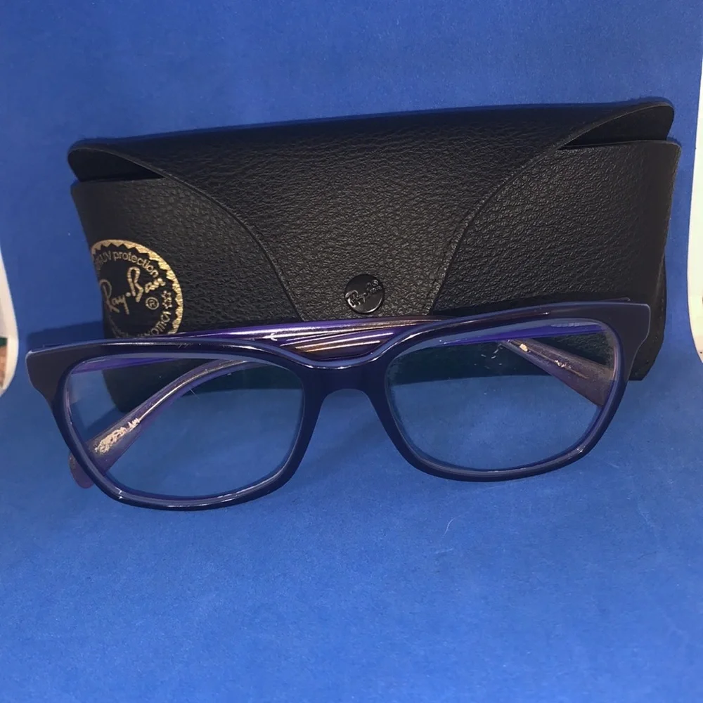 Ray-Ban‎ eyeglasses frame only RB5362 5776 Purple Rectangular Full Rim 54 17 140